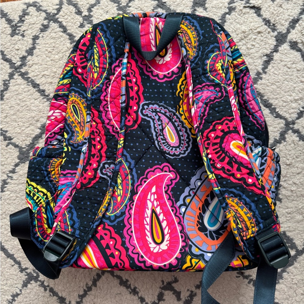 Vera Bradley Multicolor Paisley Backpack - Picture 4 of 5